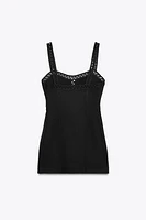 INTERLOCK CROCHET DRESS