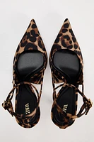 LEOPARD SLING BACK HEELS