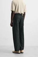 STRAIGHT FIT COTTON-HEMP JEANS