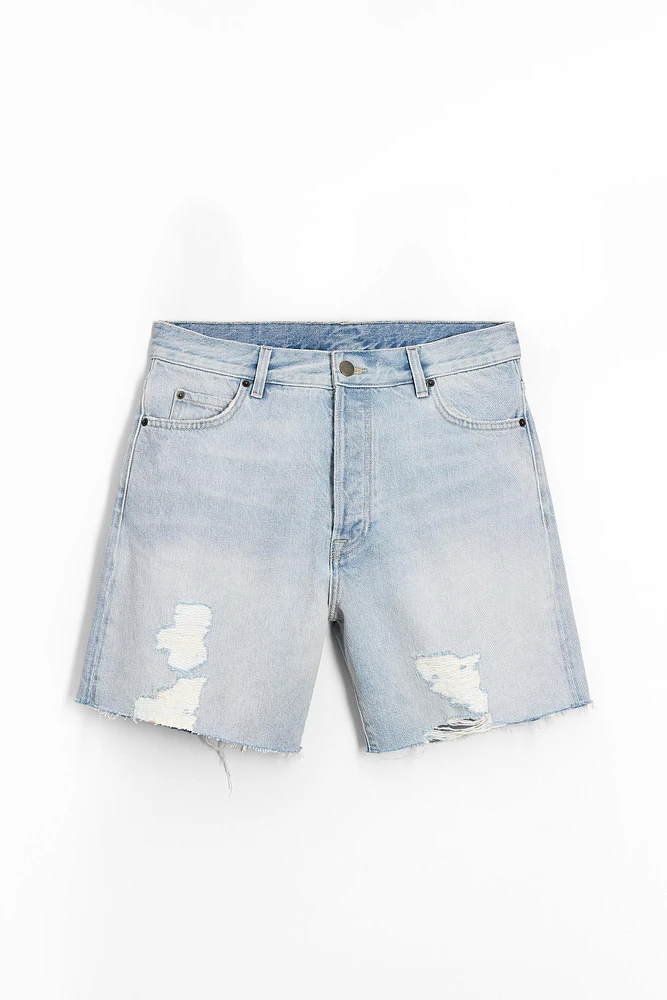 BERMUDA EN DENIM DÉCHIRÉ ZW COLLECTION