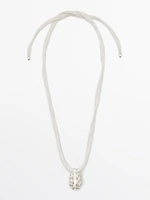 Droplet stone pendant - Limited Edition
