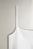 TOP JERSEY DE COTON BRETELLES