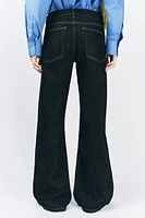 ZW COLLECTION WIDE LEG LOW RISE JEANS