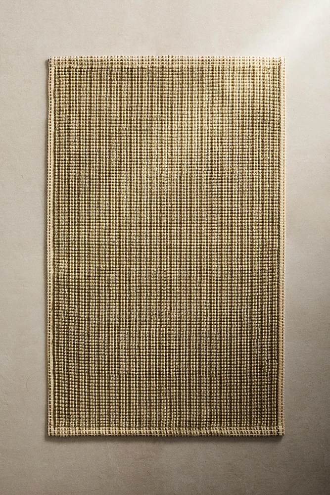 TAPIS DE BAIN BOUCLÉ COULEUR