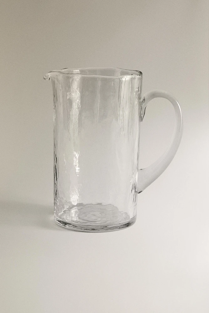 PICHET VERRE RECYCLABLE MARTELÉ