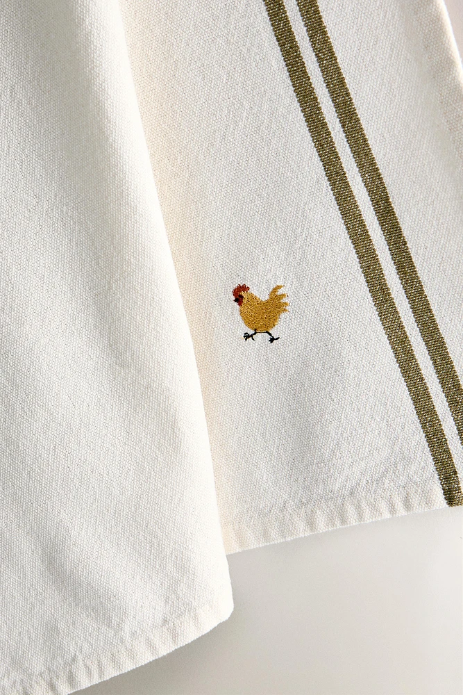 EMBROIDERED KITCHEN TOWEL