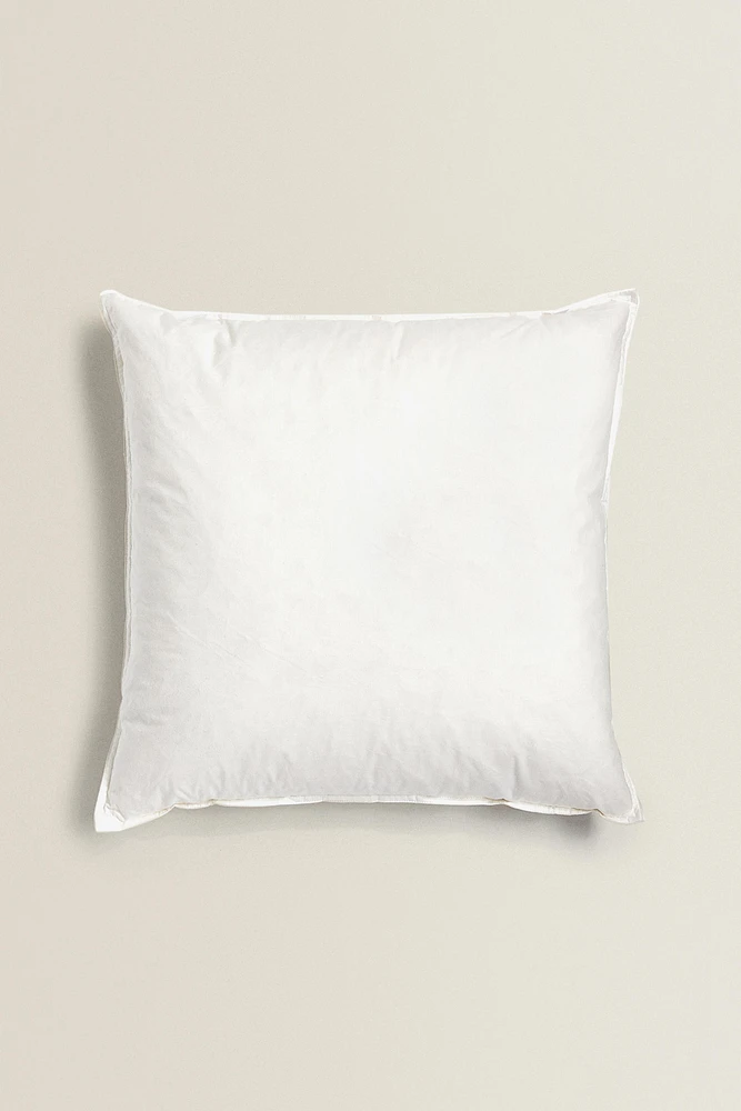 COUSSIN DE GARNISSAGE EN PLUMES HOUSSE COTON
