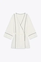 VESTE CROISÉE LISERÉS