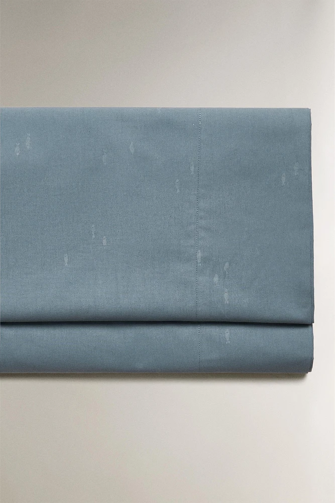 DRAP DE DESSUS IMPRIMÉ POISSON