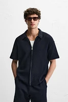 CHEMISE STRUCTURÉE ZIP