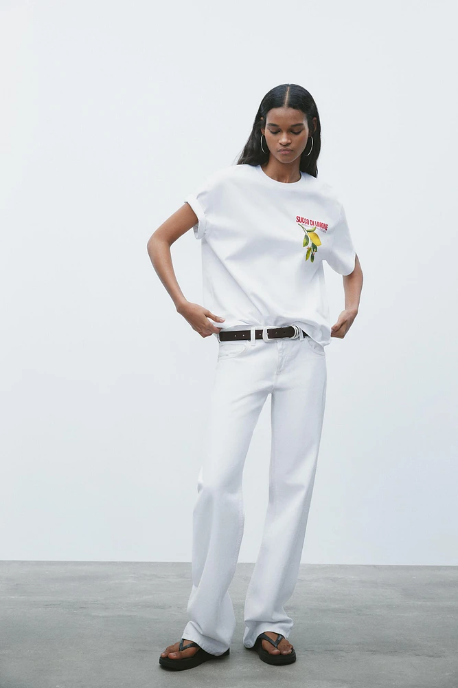 PANCRACE BESSA LEMON PRINTED T-SHIRT