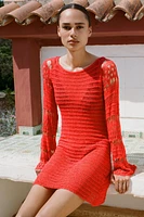 KNIT MINI DRESS