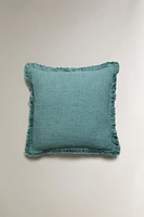 HOUSSE DE COUSSIN FRANGES