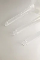 SET OF BOROSILICATE GLASS SELF-WATERING GLOBES (SET OF 3)