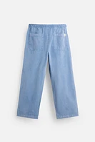 WASHED CANVAS PANTS