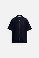 CHEMISE STRUCTURÉE ZIP