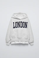 COMBINATION SWEATSHIRT WITH TEXT