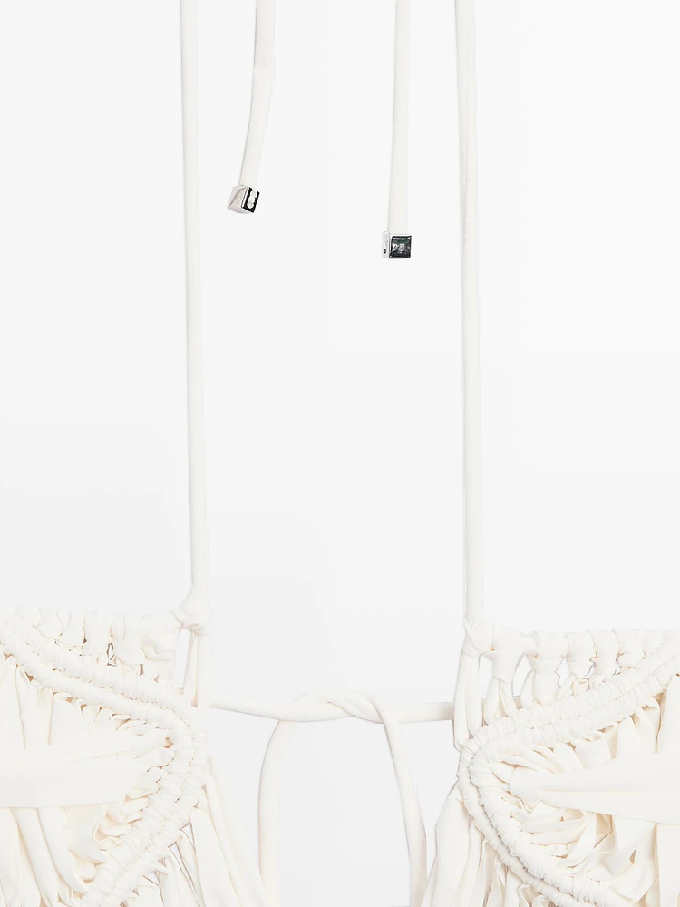 Ensemble bikini macramé