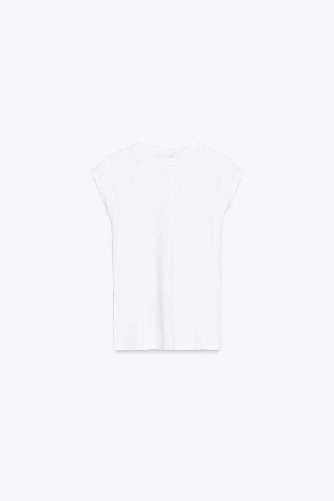 T-SHIRT EN COTON DÉLAV