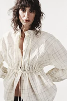 SURCHEMISE BLOUSON BOMBER À CARREAUX ZW COLLECTION