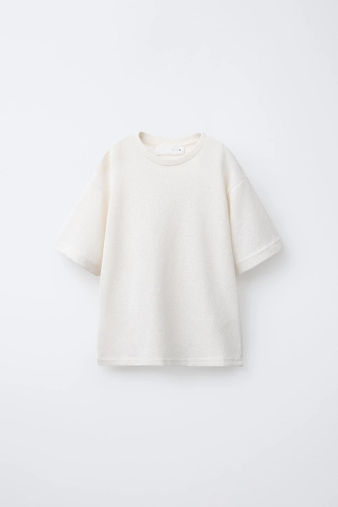 T-SHIRT EN MAILLE À TEXTURE