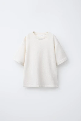 T-SHIRT EN MAILLE À TEXTURE