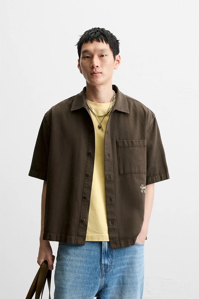 RELAXED FIT OVERSHIRT