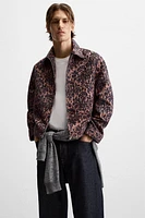 FLORAL JACQUARD JACKET