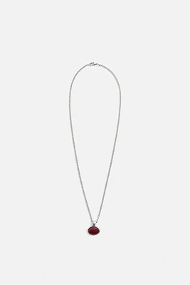 COLLIER AVEC PENDENTIF EN PIERRE