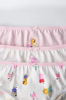 2-6 ANS/ LOT DE TROIS CULOTTES PEPPA PIG ™
