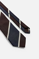 SILK STRIPED TIE