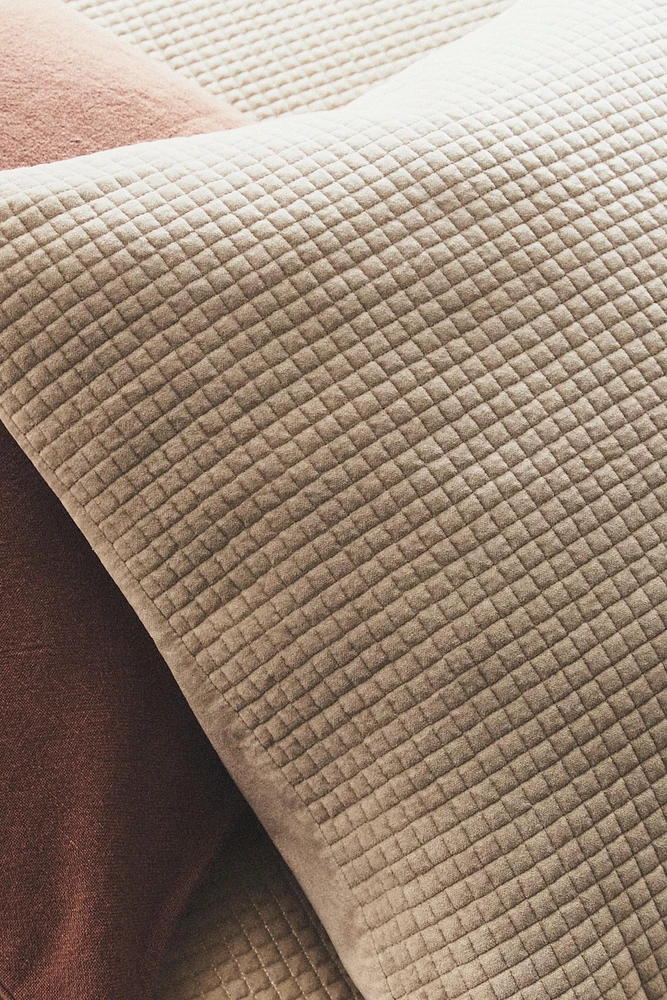 MINI SQUARE VELVET PILLOW SHAM FOR QUILT