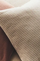 MINI SQUARE VELVET PILLOW SHAM FOR QUILT