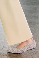 BRAIDED BALLET FLATS