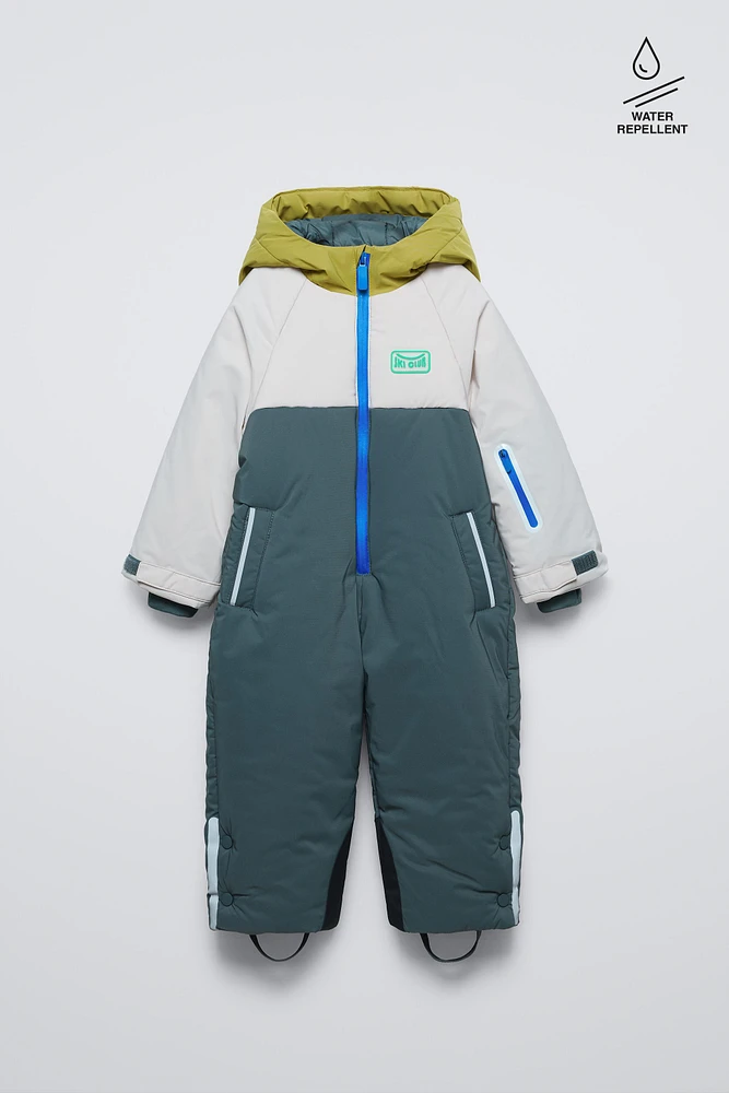 WATER REPELLENT AND WINDPROOF HOODED SNOW SUIT SKI COLLECTION
