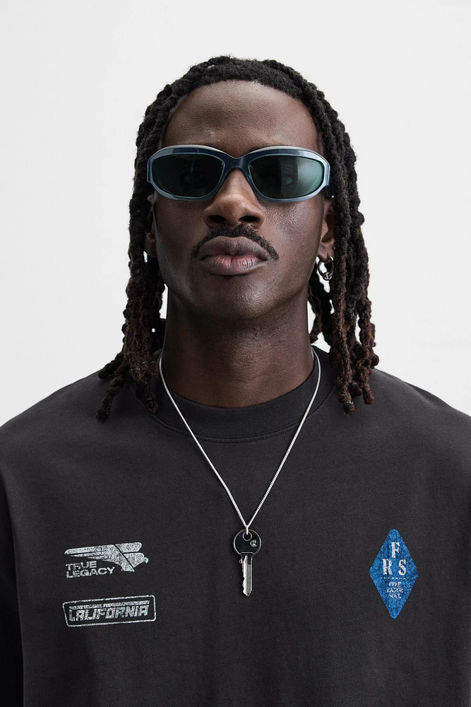 T-SHIRT À IMPRIMÉS BIMATIÈRE