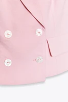 HALTER NECK DOUBLE BREASTED VEST