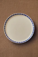 ASSIETTE PLATE CÉRAMIQUE BORD CARREAUX