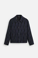 STRIPED JACQUARD JACKET