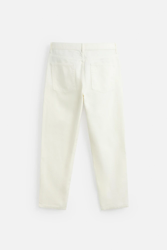 SLIM CROPPED FIT JEANS