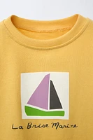 BOAT PRINT T-SHIRT