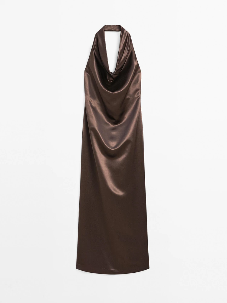 Flowing draped dress - Studio