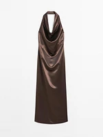 Flowing draped dress - Studio