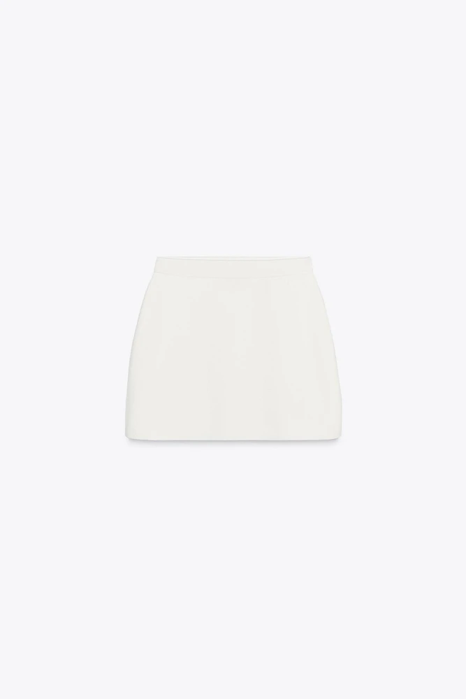 KNIT MINI SKIRT