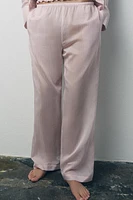 STRIPED PAJAMA PANTS