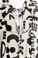 ROBE AJOURÉE IMPRIMÉE