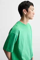 RELAXED FIT SPRAY WASH T-SHIRT