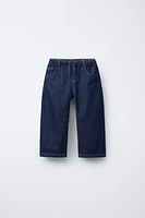 WIDE LEG DENIM PANTS