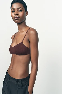 SOUTIEN-GORGE EN CUIR 100 % ÉDITION LIMITÉE