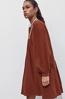 EMBROIDERED SHORT DRESS